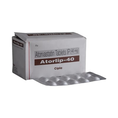 Atorlip 40 Strip Of 15 Tablets