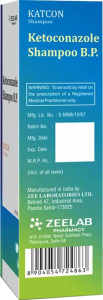 Katcon 2% Bottle Of 60ml Shampoo