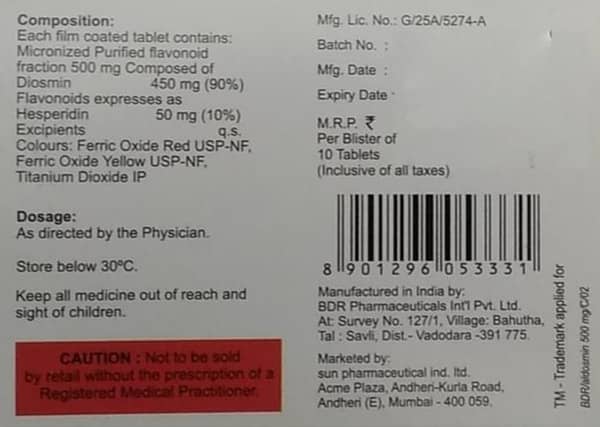 Aldosmin 500mg Tablet