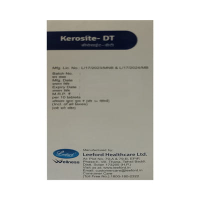 Kerosite Dt Strip Of 10 Tablets