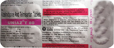 Uniaz T 80mg Strip Of 10 Tablets