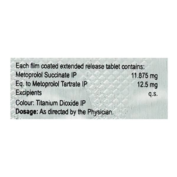 Metopole Xl 12.5Mg Strip Of 10 Tablets