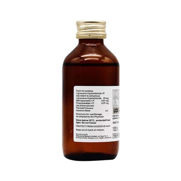 Lox Viscous 2% Bottle Of 100ml Solution