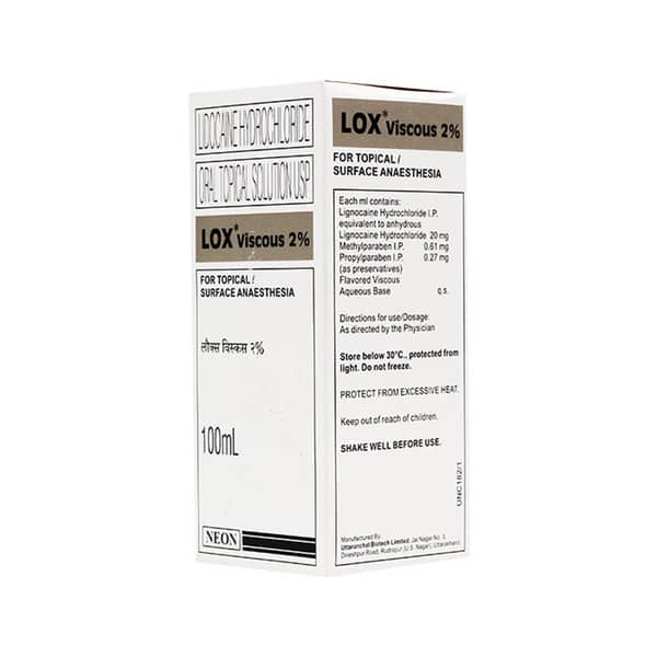 Lox Viscous 2% Bottle Of 100ml Solution