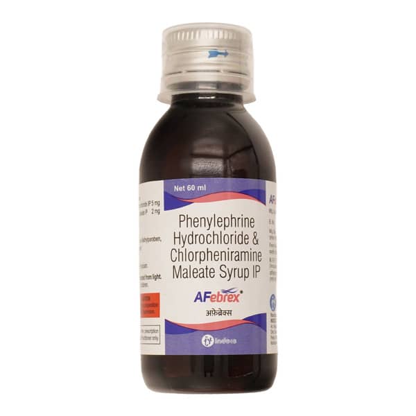 Afebrex Bottle Of 60ml Syrup