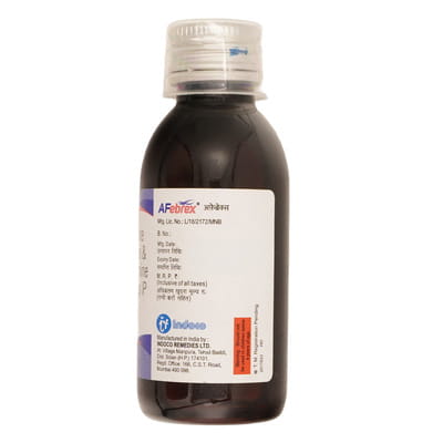 Afebrex Bottle Of 60ml Syrup