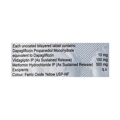 Daparyl Vm 500mg Strip Of 10 Tablets