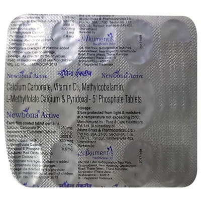 Newbona Active Strip Of 15 Tablets