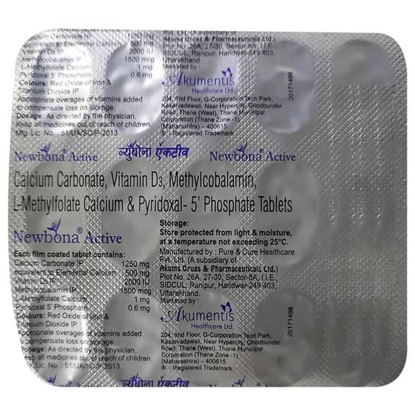 Newbona Active Strip Of 15 Tablets