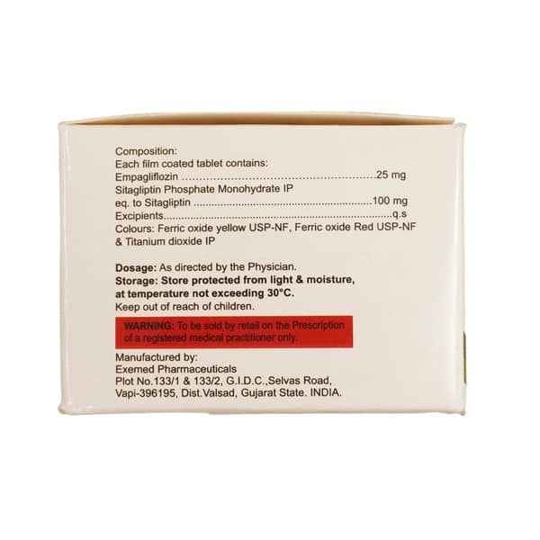 Empadoz S 25/100Mg Strip Of 10 Tablets
