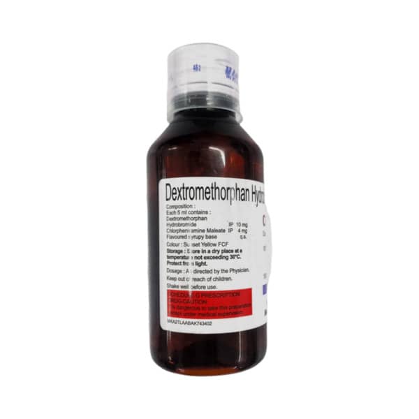 Codistar Dx Sugar Free Bottle Of 100ml Cough Syrup