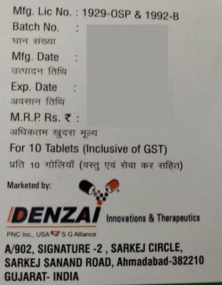 Doloend Mr Strip Of 10 Tablets