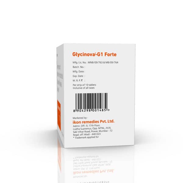 Glycinova G 1mg Forte Strip Of 10 Tablets