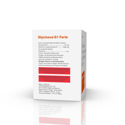Glycinova G 1mg Forte Strip Of 10 Tablets