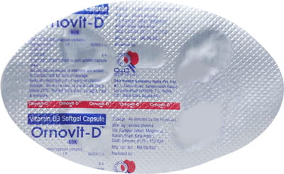 Ornovit D 60k Strip Of 4 Capsules