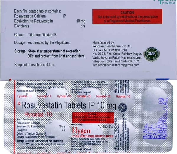 Hyrostat 10Mg Strip Of 10 Tablets