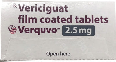 Verquvo 2.5mg Strip Of 14 Tablets