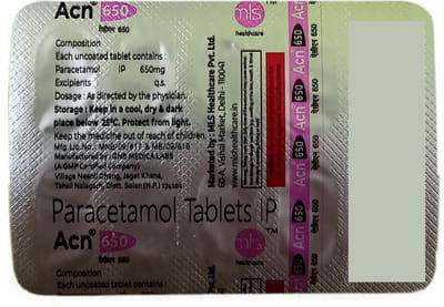 Acn 650mg Strip Of 10 Tablets