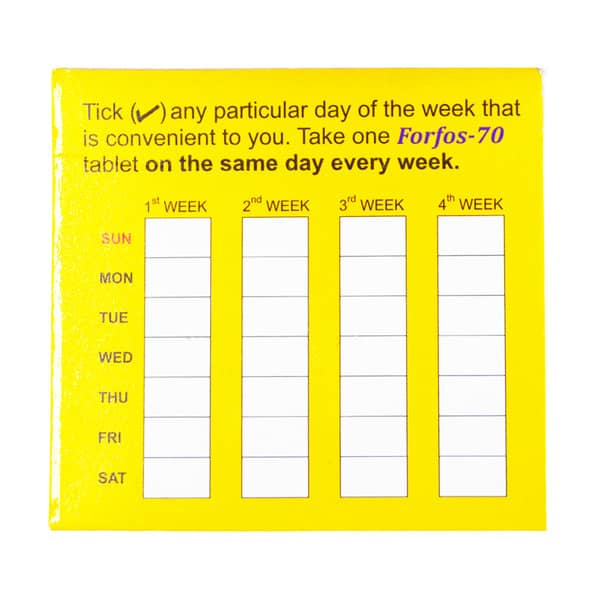 Forfos 70mg Strip Of 4 Tablets