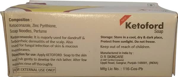 New Ketoford Box Of 75Gm Soap