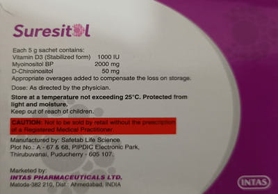 Suresitol Sachet Of 5gm Powder