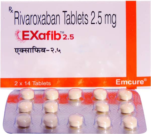 Exafib 2.5mg Strip Of 14 Tablets