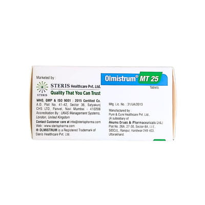 Olmistrum Mt 25mg Strip Of 10 Tablet