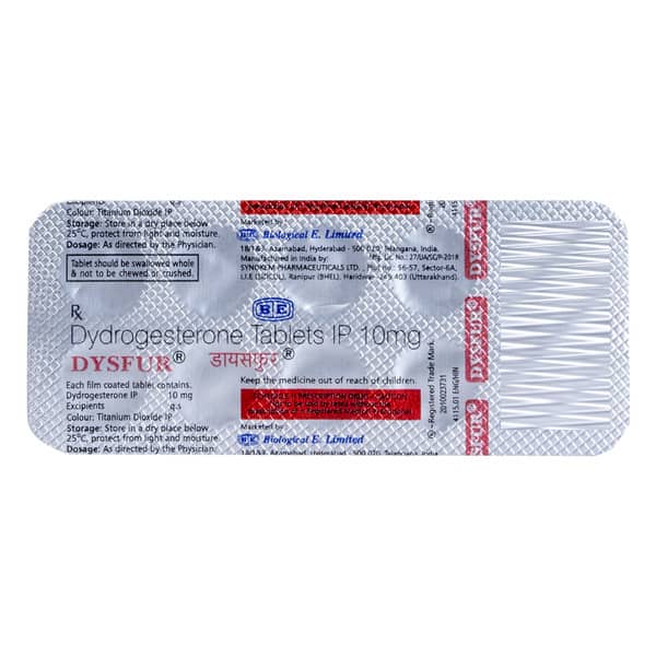 Dysfur 10mg Strip Of 10 Tablets