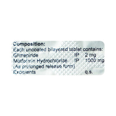 Geneglim M 2mg Forte Strip Of 15 Tablets