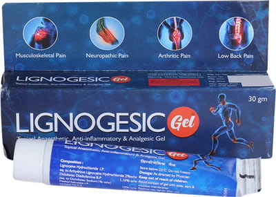 Lignogesic Tube Of 30gm Gel