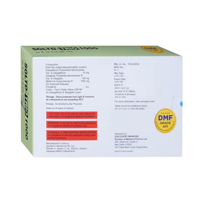 Sgltd Trio 1000mg Strip Of 10 Tablets