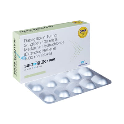 Sgltd Trio 1000mg Strip Of 10 Tablets