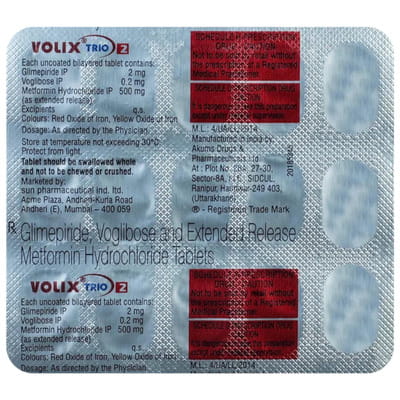 Volix Trio 2mg Strip Of 15 Tablets