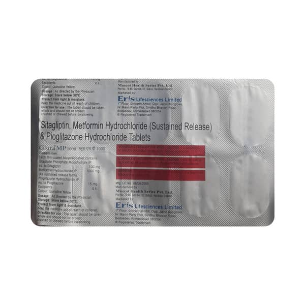 Glura Mp 1000mg Strip Of 10 Tablets