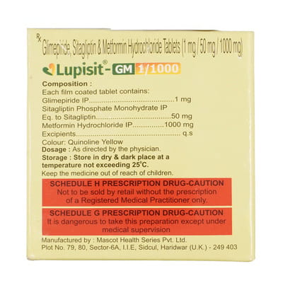 Lupisit Gm 1/1000mg Strip Of 10 Tablets