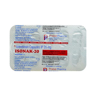 Isonak 20mg Strip Of 10 Capsules