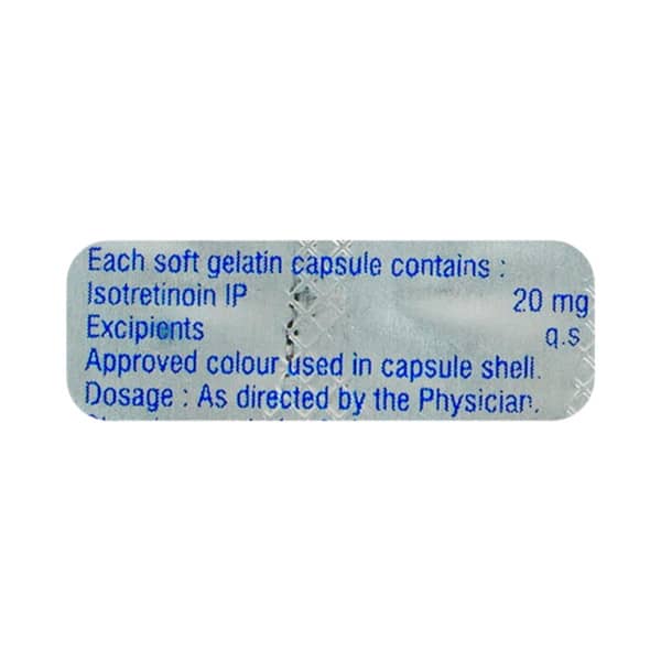 Isonak 20mg Strip Of 10 Capsules