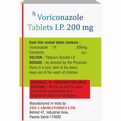 Vorifule 200mg Strip Of 4 Tablets