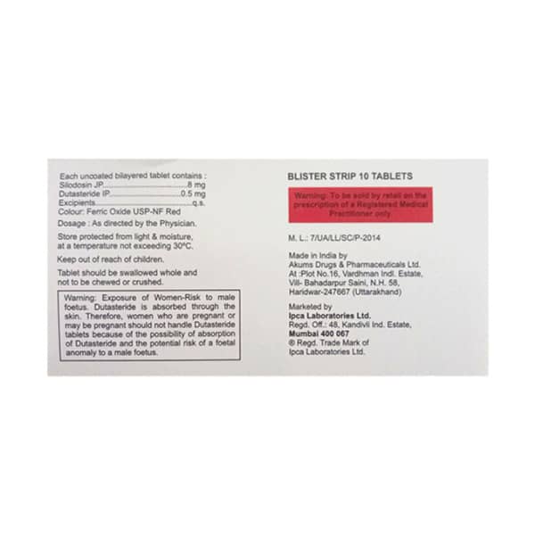 Rapilif D 8/0.5mg Strip Of 10 Tablets