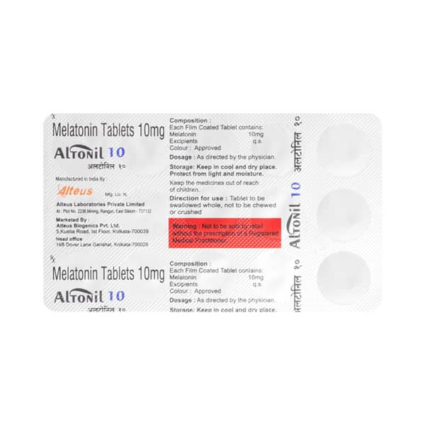 Altonil 10mg Strip Of 15 Tablets