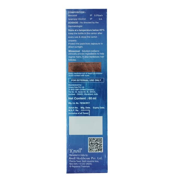 Minoxinol 5% Solution 60Ml