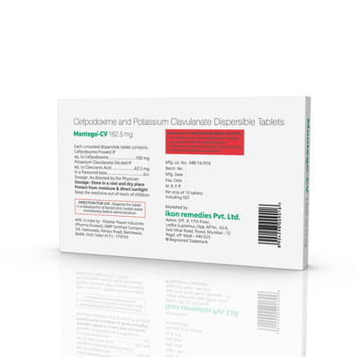 Montego Cv 162.5mg Strip Of 10 Tablets