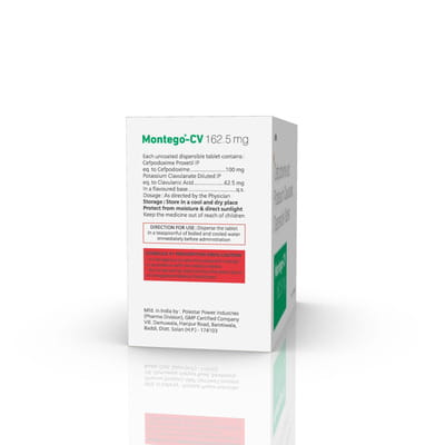 Montego Cv 162.5mg Strip Of 10 Tablets