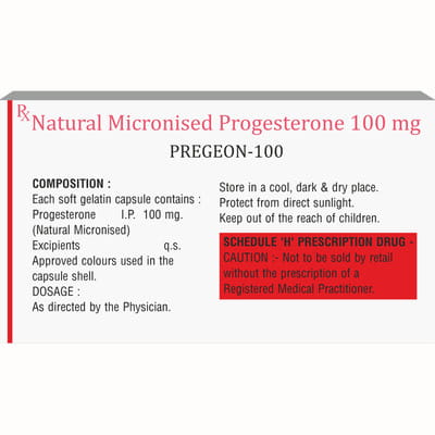 Pregeon 100mg Strip Of 10 Softgel Capsules