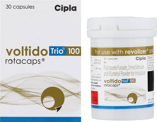 Voltido Trio 100mcg Bottle Of 30 Rotacaps