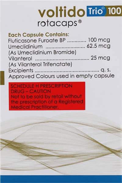 Voltido Trio 100mcg Bottle Of 30 Rotacaps