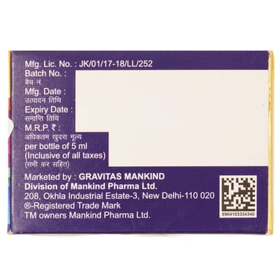 D3 Must Nano Pineapple Flavour Sugar Free Bottle Of 5ml Oral Solution