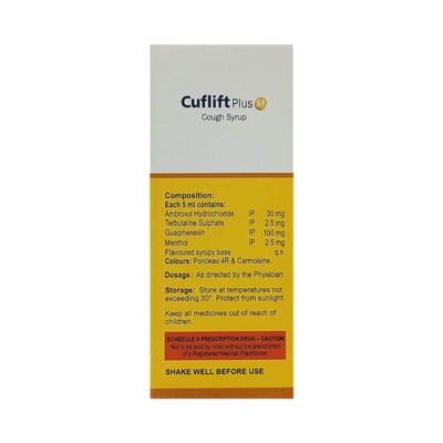 Cuflift Plus Sf Bottle Of 100ml Cough Syrup
