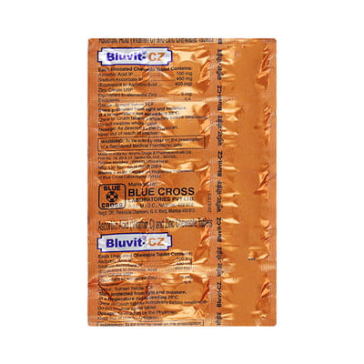 Bluvit Cz Strip Of 15 Chewable Tablets