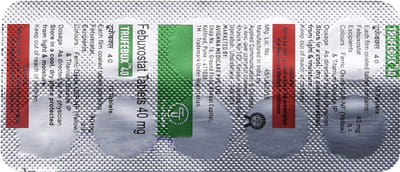 Trufebux 40mg Strip Of 10 Tablets